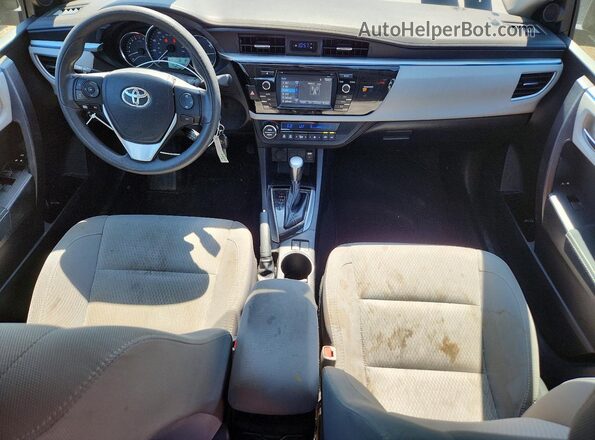 2T1BURHE3GC486787 2016 TOYOTA COROLLA Blue Вид панелі приладів
