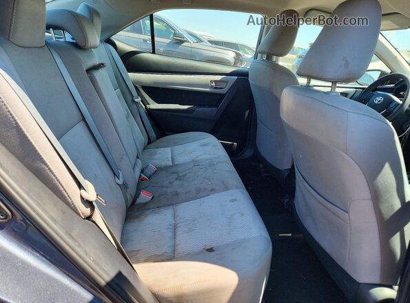 2T1BURHE3GC486787 2016 TOYOTA COROLLA Blue Вид задніх сидінь