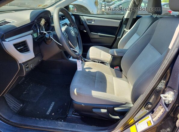 2T1BURHE3GC486787 2016 TOYOTA COROLLA Blue Вид салону спереду