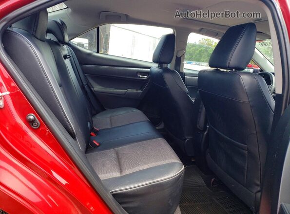 2T1BURHE3GC489625 2016 TOYOTA COROLLA Red Widok tylnych siedzeń