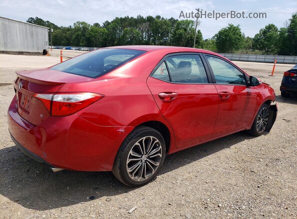2T1BURHE3GC489625 2016 TOYOTA COROLLA Red Tył prawy