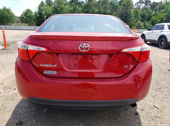 2T1BURHE3GC489625 2016 TOYOTA COROLLA Red Widok z tyłu