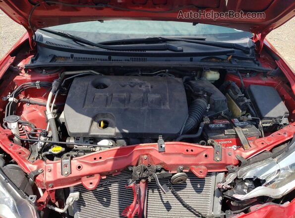 2T1BURHE3GC489625 2016 TOYOTA COROLLA Red Widok wnętrza z tyłu