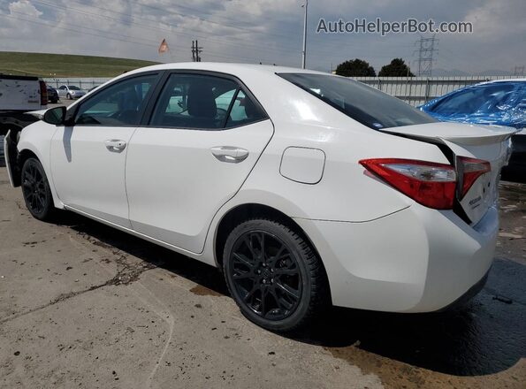 2T1BURHE3GC501529 2016 TOYOTA COROLLA Белый Задняя левая четверть