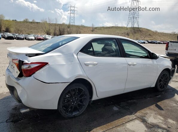 2T1BURHE3GC501529 2016 TOYOTA COROLLA Белый Задняя правая четверть