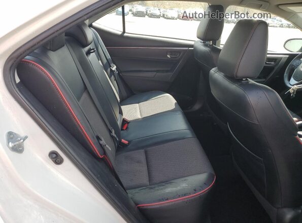 2T1BURHE3GC501529 2016 TOYOTA COROLLA Белый Вид задних сидений