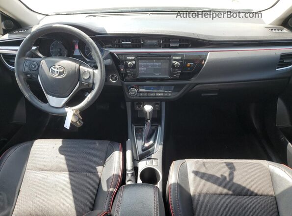2T1BURHE3GC501529 2016 TOYOTA COROLLA Белый Вид панели приборов