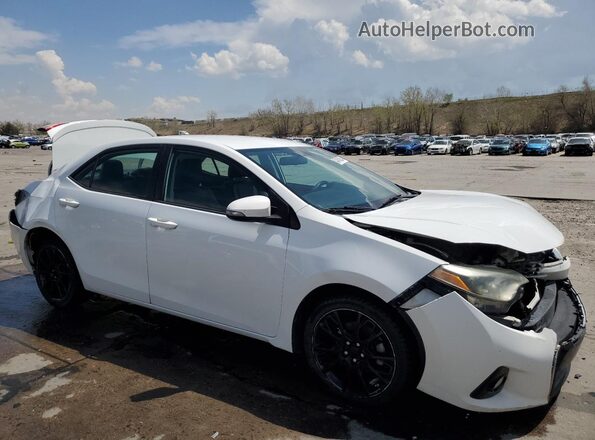 2T1BURHE3GC501529 2016 TOYOTA COROLLA Белый Передняя правая четверть