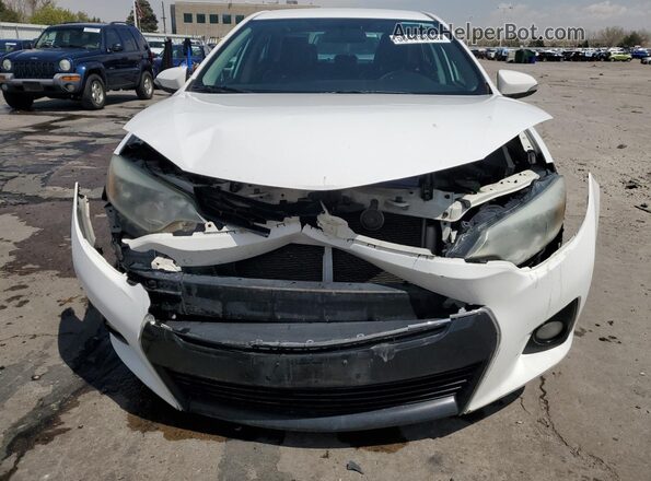 2T1BURHE3GC501529 2016 TOYOTA COROLLA Белый Вид спереди
