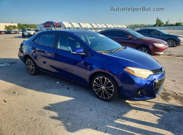 2T1BURHE3GC504818 2016 TOYOTA COROLLA Blue წინა მარჯვენა