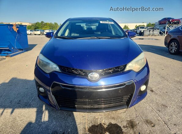 2T1BURHE3GC504818 2016 TOYOTA COROLLA Blue წინა ხედი
