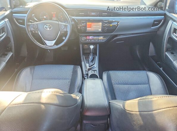 2T1BURHE3GC504818 2016 TOYOTA COROLLA Blue წინა პანელის ხედი
