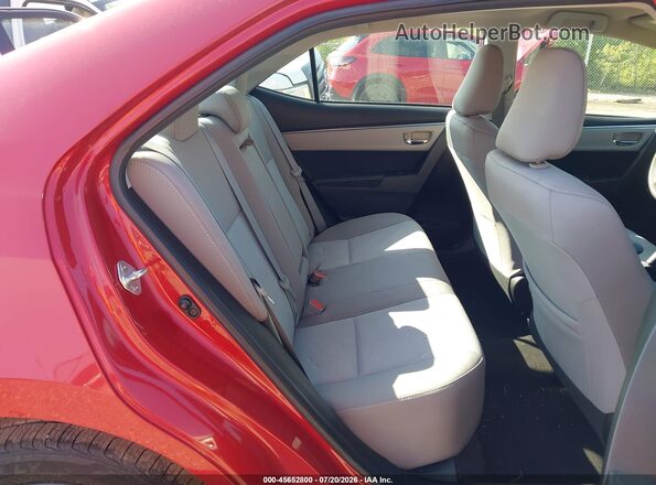 2T1BURHE3GC535048 2016 TOYOTA COROLLA Red Widok naklejki z numerem VIN