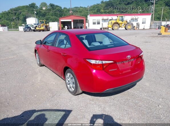 2T1BURHE3GC535048 2016 TOYOTA COROLLA Red Tył lewy
