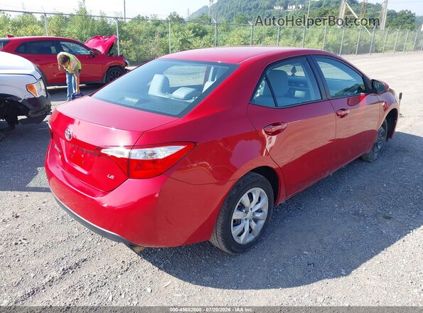 2T1BURHE3GC535048 2016 TOYOTA COROLLA Red Tył prawy