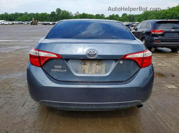 2T1BURHE3GC549791 2016 TOYOTA COROLLA Blue Vista trasera