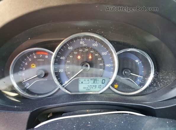 2T1BURHE3GC558457 2016 TOYOTA COROLLA Gray Vista del cuadro de instrumentos