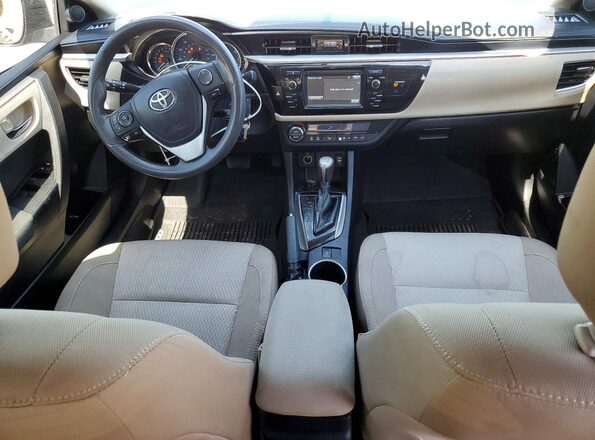 2T1BURHE3GC558457 2016 TOYOTA COROLLA Gray Vista del salpicadero