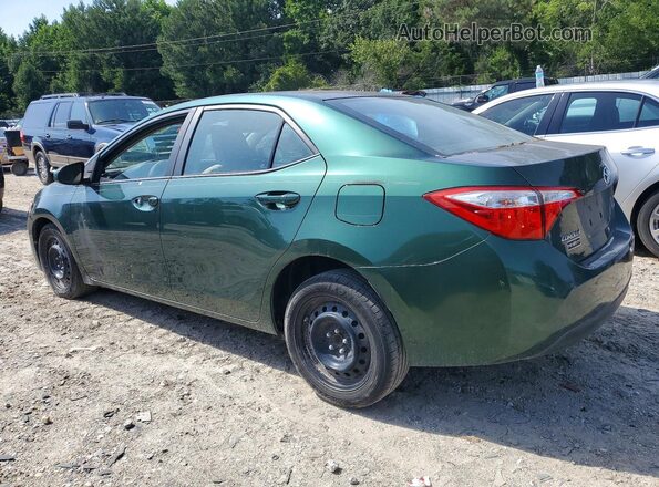 2T1BURHE3GC575131 2016 TOYOTA COROLLA Зеленый Задняя левая четверть