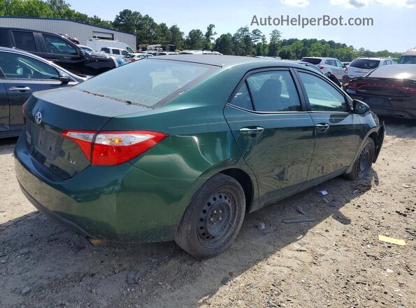 2T1BURHE3GC575131 2016 TOYOTA COROLLA Зеленый Задняя правая четверть