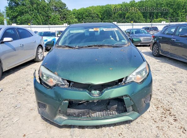 2T1BURHE3GC575131 2016 TOYOTA COROLLA Зеленый Вид спереди