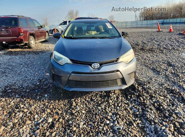 2T1BURHE3GC580524 2016 TOYOTA COROLLA Серый Вид спереди