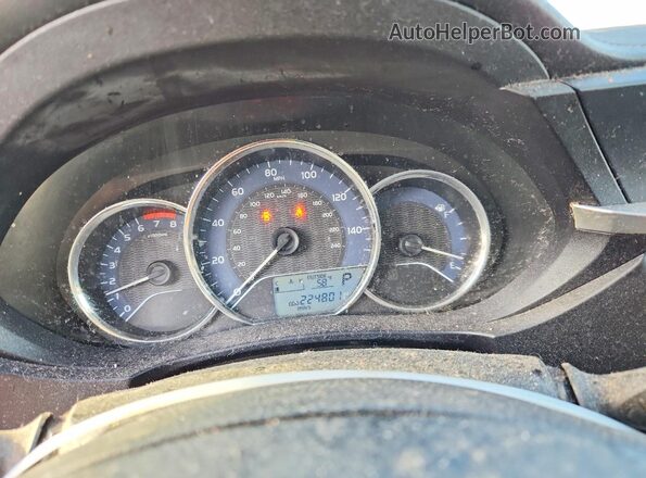 2T1BURHE3GC580524 2016 TOYOTA COROLLA Серый Вид щитка приборов