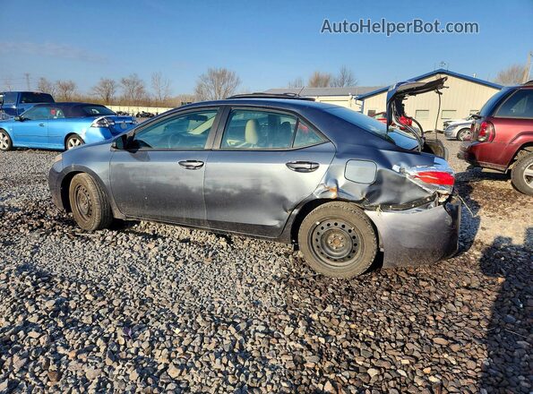 2T1BURHE3GC580524 2016 TOYOTA COROLLA Серый Задняя левая четверть
