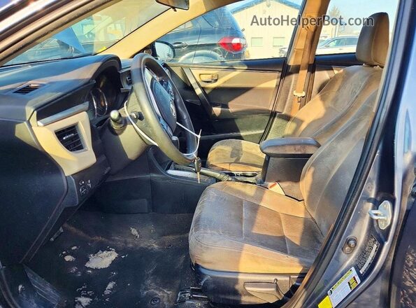 2T1BURHE3GC580524 2016 TOYOTA COROLLA Серый Вид салона спереди