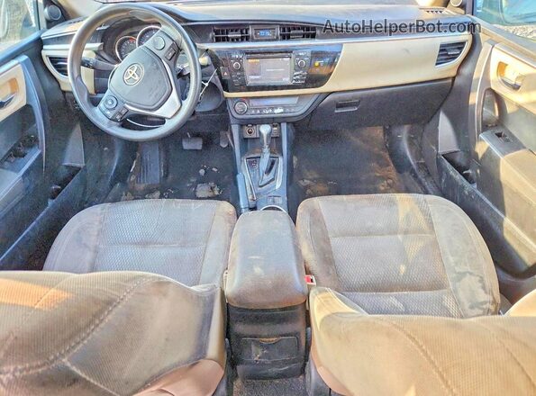 2T1BURHE3GC580524 2016 TOYOTA COROLLA Серый Вид панели приборов