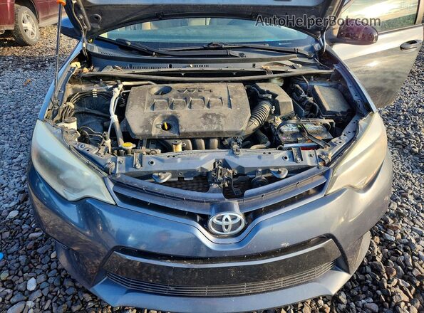 2T1BURHE3GC580524 2016 TOYOTA COROLLA Серый Вид задней части салона