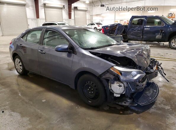 2T1BURHE3GC593385 2016 TOYOTA COROLLA Gray Delantero derecho