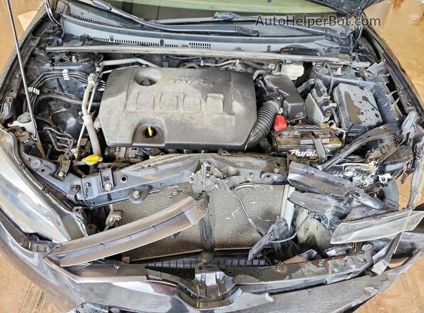 2T1BURHE3GC620407 2016 TOYOTA COROLLA Black Widok wnętrza z tyłu