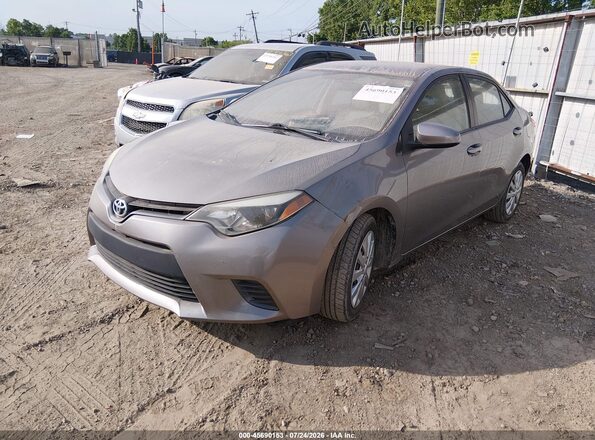 2T1BURHE3GC623792 2016 TOYOTA COROLLA Gray წინა მარცხენა ხედი სამი მეოთხედიდან