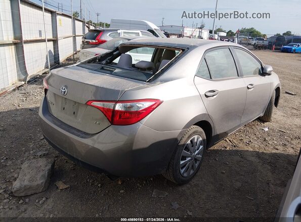 2T1BURHE3GC623792 2016 TOYOTA COROLLA Gray უკანა მარჯვენა