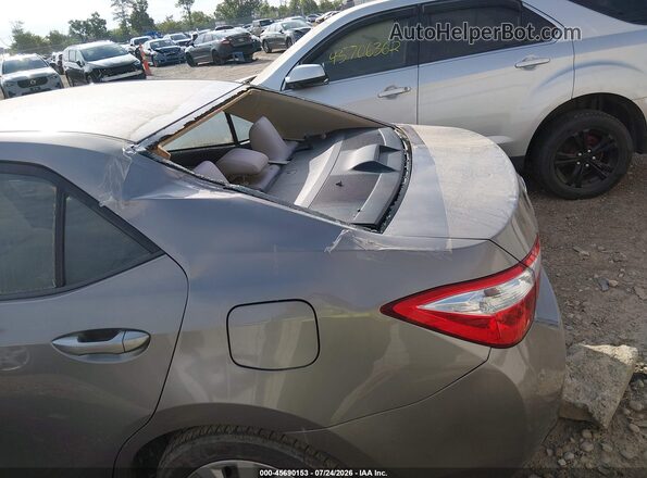 2T1BURHE3GC623792 2016 TOYOTA COROLLA Gray წინა ხედი