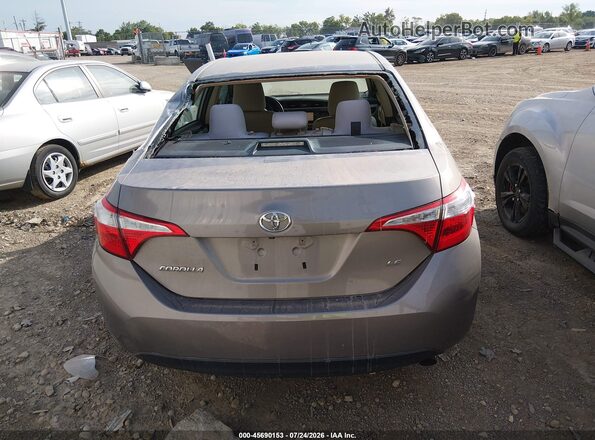 2T1BURHE3GC623792 2016 TOYOTA COROLLA Gray 