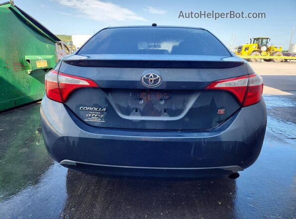 2T1BURHE3GC634324 2016 TOYOTA COROLLA Gray უკანა ხედი