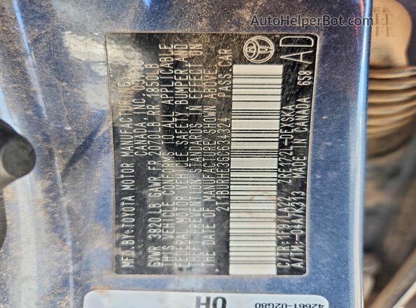 2T1BURHE3GC634324 2016 TOYOTA COROLLA Gray ძრავის განყოფილების ხედი