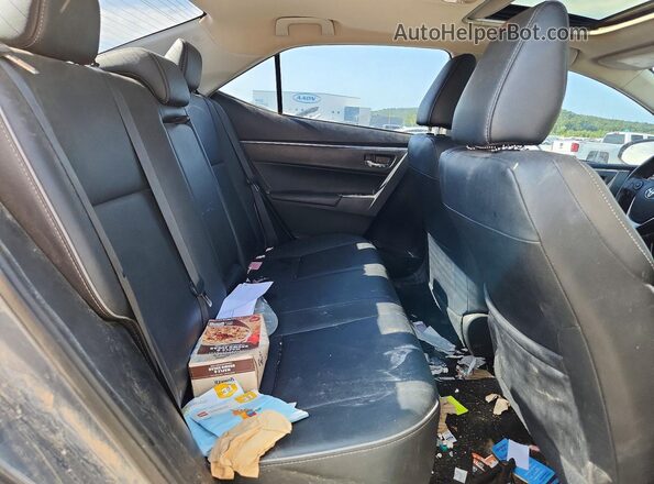 2T1BURHE3GC634324 2016 TOYOTA COROLLA Gray უკანა სავარძლების ხედი