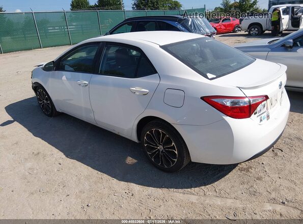 2T1BURHE3GC637594 2016 TOYOTA COROLLA White Rear left