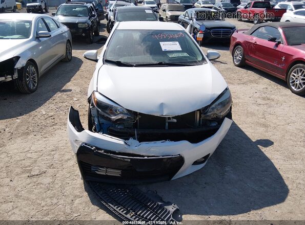 2T1BURHE3GC637594 2016 TOYOTA COROLLA White Front view