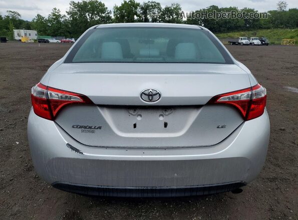 2T1BURHE3GC648966 2016 TOYOTA COROLLA Silver Հետևի տեսք
