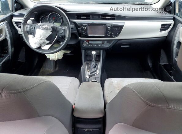2T1BURHE3GC648966 2016 TOYOTA COROLLA Silver Առջևի վահանակի տեսք