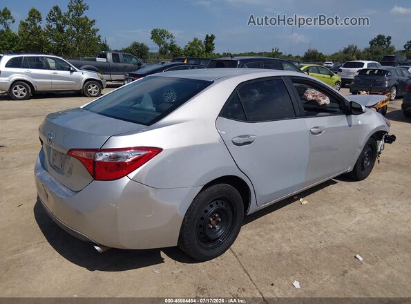 2T1BURHE3GC664553 2016 TOYOTA COROLLA Серый Задняя правая четверть