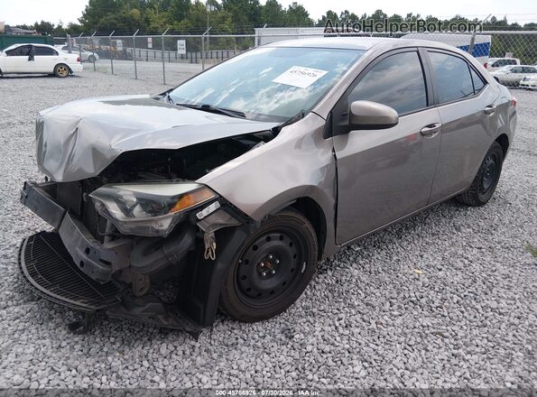 2T1BURHE3GC668652 2016 TOYOTA COROLLA Tan Front left