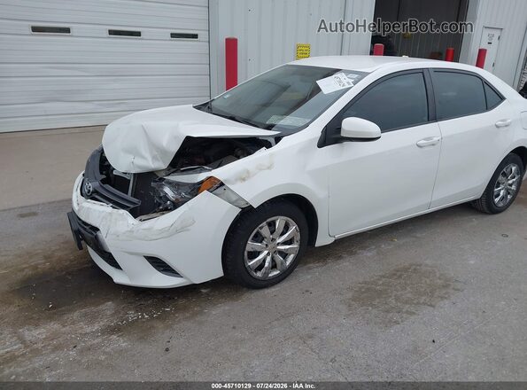2T1BURHE3GC697648 2016 TOYOTA COROLLA White Przód lewy