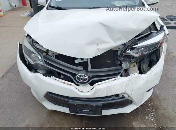 2T1BURHE3GC697648 2016 TOYOTA COROLLA White Widok z przodu