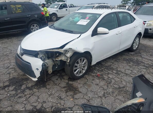 2T1BURHE3GC703562 2016 TOYOTA COROLLA White Передня ліва чверть