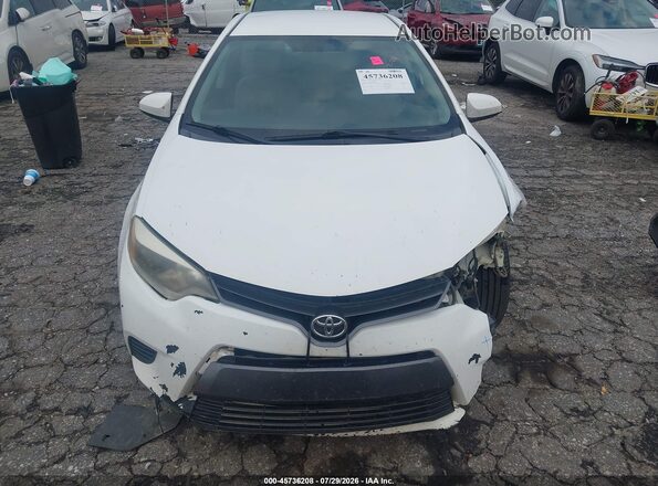 2T1BURHE3GC703562 2016 TOYOTA COROLLA White Вид задньої частини салону
